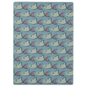 Tupfen-Fisch-Muster Klemmbrett (Rückseite)