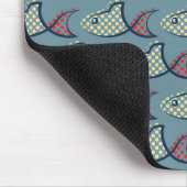 Tupfen-Fisch-Muster Mousepad (Ecke)