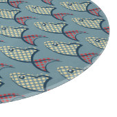 Tupfen-Fisch-Muster Schneidebrett (Ecke)