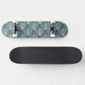 Tupfen-Fisch-Muster Skateboard (Horizontal)