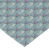Tupfen-Fisch-Muster Tischdecke (Schrägansicht)