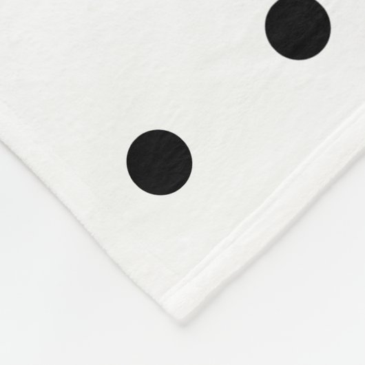 Tupfen Fleecedecke (Ecke)