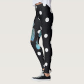 Tupfen-Fliege Leggings (Links)