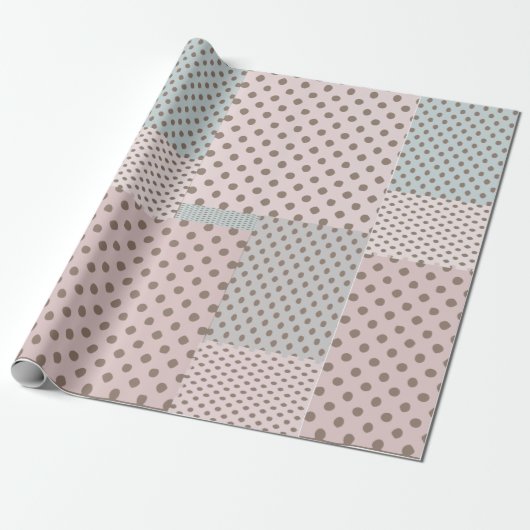 Tupfen-Geschenkpapier Geschenkpapier (Ungerollt)