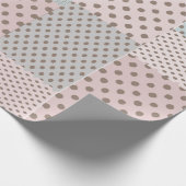 Tupfen-Geschenkpapier Geschenkpapier (Ecke)