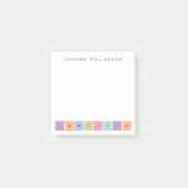 Tupfen-Gewebe-Steppdecken-Muster Post-it Klebezettel (Vorderseite)