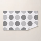 Tupfen-Grau Badhandtuch Set (Handtuch)
