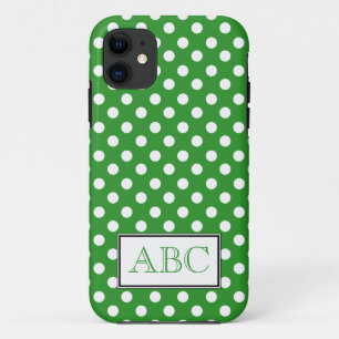 Tupfen-grüner u. weißer iPhone 5 Kasten Case-Mate iPhone Hülle