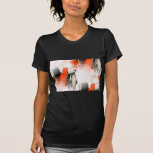 Tupfen im Flapper-Stil T-Shirt