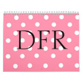 Tupfen-Initialen-Kalender Kalender (Titelbild)