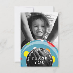 Tupfen-inneres Rohr-Sommer-Kinder danken Ihnen Dankeskarte