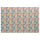 Tupfen-Kaktus-Muster des Monogramm-| buntes Stoff (Fat Quarter (45,7 x 55,9 cm))