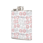 Tupfen-Kreis-Muster Flachmann (Links)