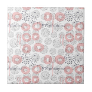 Tupfen-Kreis-Muster Fliese