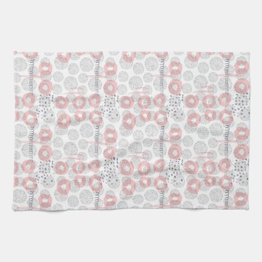 Tupfen-Kreis-Muster Geschirrtuch (Horizontal)