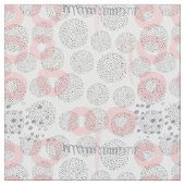 Tupfen-Kreis-Muster Stoff (Nahaufnahme)