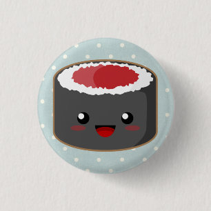 Tupfen Maki Rolle Button