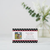 Tupfen: Mama-Kontakt-Karte Telefonnummerkarte (Stehend Vorderseite)