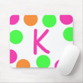 Tupfen-Mausunterlage Mousepad (Mit Mouse)