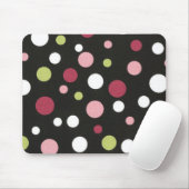 Tupfen-Mausunterlagen Mousepad (Mit Mouse)