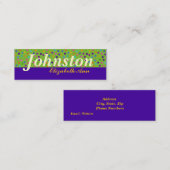 Tupfen Mini Visitenkarte (Vorne/Hinten)