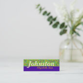 Tupfen Mini Visitenkarte (Stehend Vorderseite)