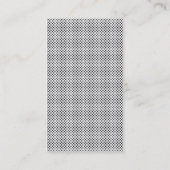 Tupfen modern, minimale Visitenkarte (Rückseite)