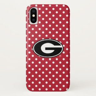 Tupfen-Muster des Georgia-Bulldoggen-Logo-  Case-Mate iPhone Hülle