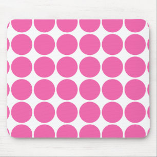 Tupfen-Muster-Druck-Entwurfs-Pink-Tupfen Mousepad