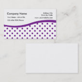 Tupfen-Muster-Visitenkarten Visitenkarte (Vorne/Hinten)
