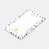 Tupfen-NeonApple-Lehrer Post-it Klebezettel (angewinkelt)