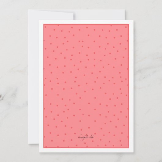 Tupfen Nuber 8 Einladung (Rückseite)