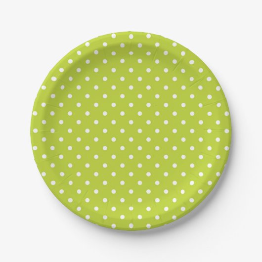 Tupfen-Papier-Teller Pappteller (Vorderseite)