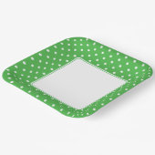 Tupfen-Papier-Teller Pappteller (Gewinkelt)