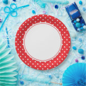 Tupfen-Papier-Teller Pappteller (Party)