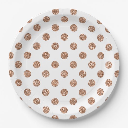 Tupfen Pappteller (Vorderseite)