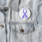 Tupfen-Singrün-Band-Esophageal Krebs Button (Beispiel)