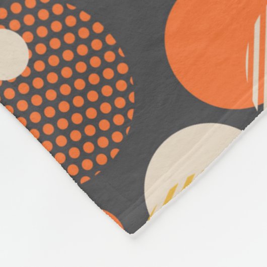 Tupfen-Streifen-Muster Fleecedecke (Ecke)