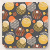 Tupfen-Streifen-Muster Getränkeuntersetzer (Vorderseite)