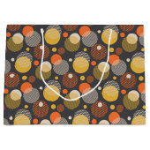 Tupfen-Streifen-Muster Große Geschenktüte (Vorderseite)