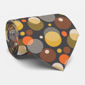 Tupfen-Streifen-Muster Krawatte (Gerollt)