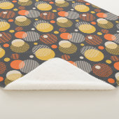 Tupfen-Streifen-Muster Sherpadecke (3/4)