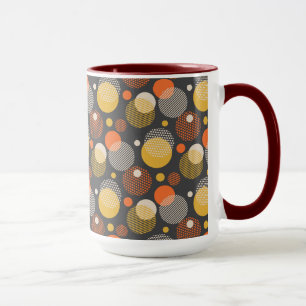 Tupfen-Streifen-Muster Tasse