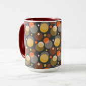 Tupfen-Streifen-Muster Tasse (Vorderseite Links)