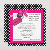 Tupfen und Einladung des Auto-Schlüssel-Bonbon-16 (Vorne/Hinten)