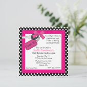 Tupfen und Einladung des Auto-Schlüssel-Bonbon-16 (Stehend Vorderseite)