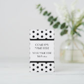 Tupfen Visitenkarte (Stehend Vorderseite)