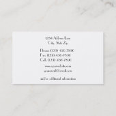 Tupfen Visitenkarte (Rückseite)