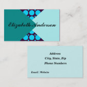 Tupfen Visitenkarte (Vorne/Hinten)