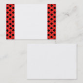 Tupfen-Visitenkarte Damen-Bug Visitenkarte (Vorne/Hinten)